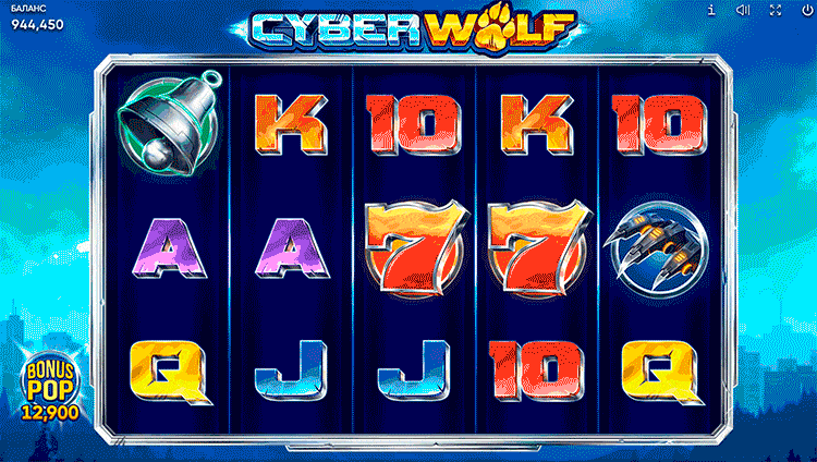 Cyber Wolf slot gameplay