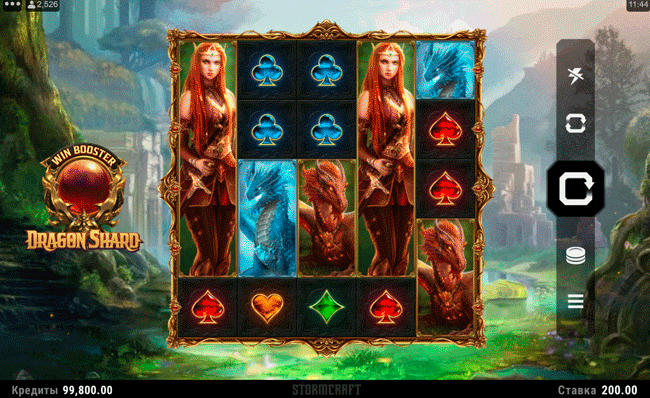 Dragon Shard slot gameplay