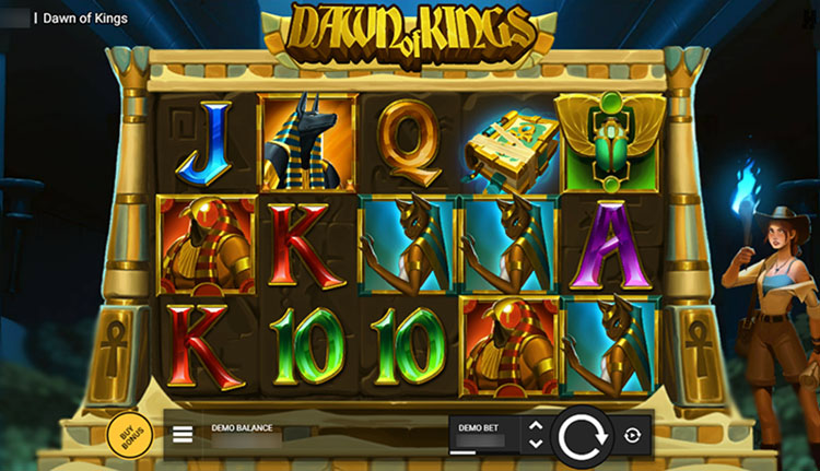 Dawn of Kings slot design