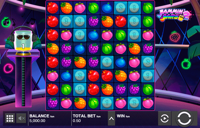 Jammin' Jars 2 slot gameplay