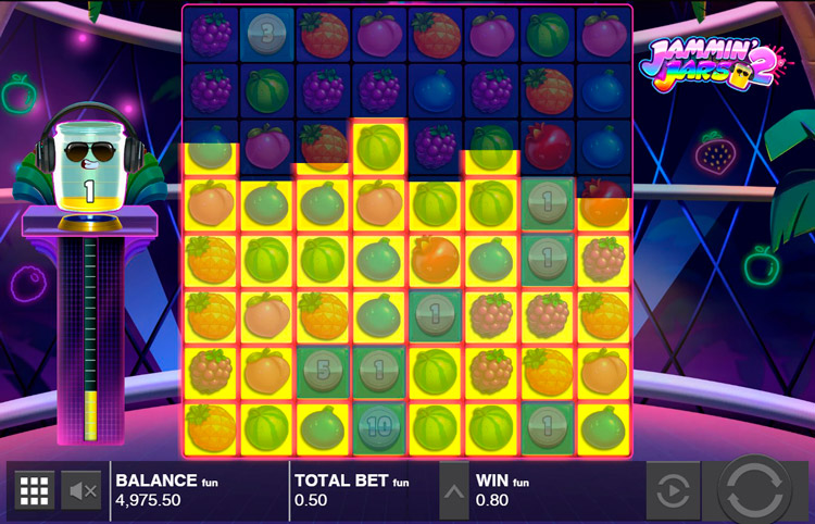 A bonus with equalizer may start in random mode